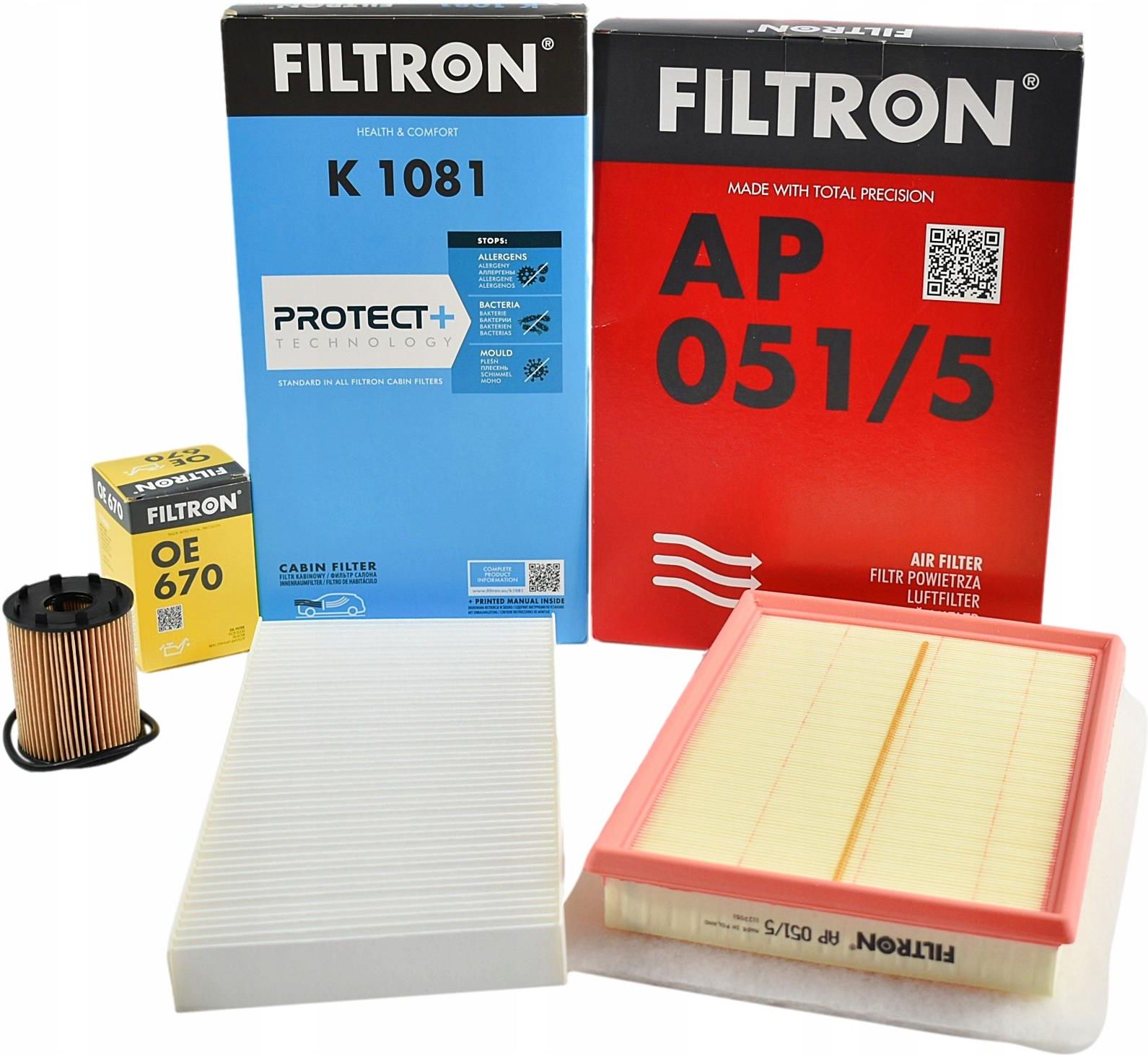 Oliefilter OE 670 FILTRON voor o.a. ABARTH, ALFA ROMEO