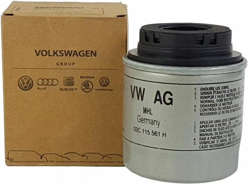 Filtr oleju Audi Oe Vag Filtr Oleju Skoda Octavia Ii 12 14 Tsi ...