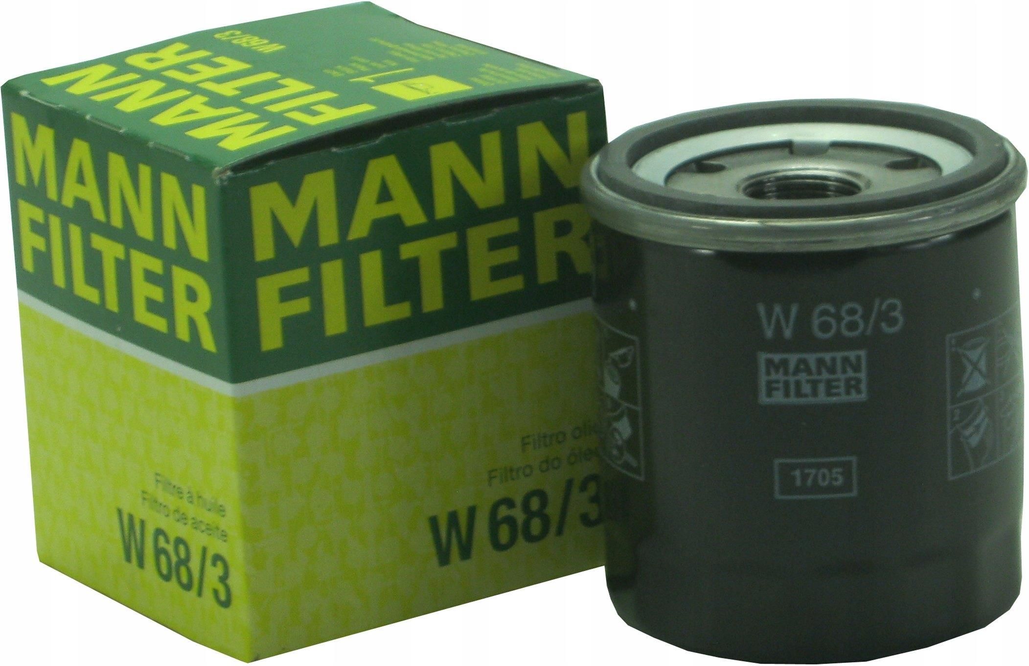 Filtr Oleju Mannfilter Toyota Yaris I I I I Filtr Oleju Mann Filter W Opinie I