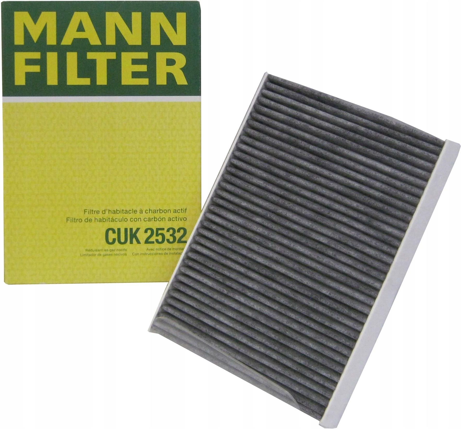 MANN-FILTER CUK 2245 Filtre à Air De Cabine Charbon Actif - Protection Pollen Et Odeurs