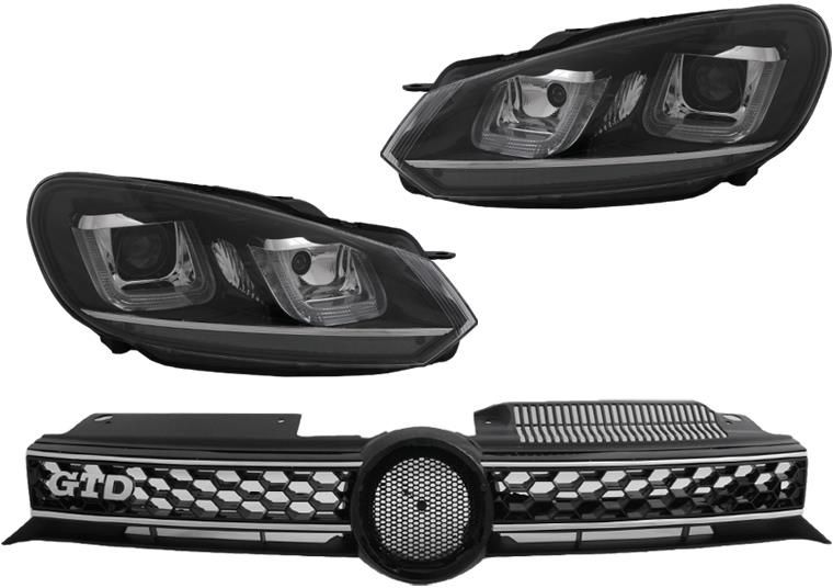 Lampa Przednia Sonar Reflektor Day Line Light Led Vw Golf 6 Vi 5K0 Gtd Lpvwp3 Plus 951805 2