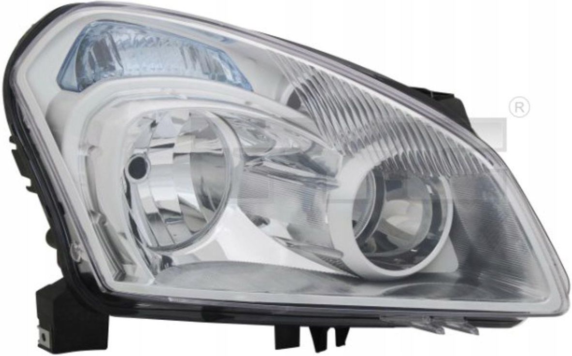 Phare Principal TYC 20-15446-05-2 - Gauche, Homologué ECE, Ampoules H7/H1, Avec Feux Diurnes Et Réglage électrique