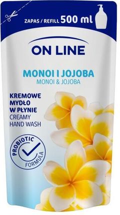 On Line Mydło W Płynie Naturalna Ochrona Skóry Monoi&Jojoba Soap 500Ml