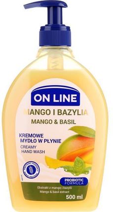On Line Mydło W Płynie Mango & Basil Creamy Hand Wash 500Ml
