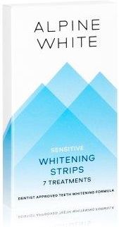 Alpine White Whitening Strips Sensitive Wybielacz Do Zębów 14 Szt.