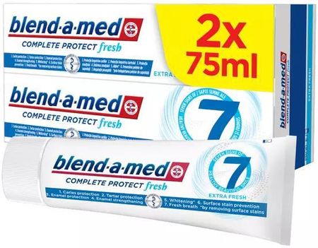 BlendAMed Complete Protect 7 Pasta Do Zębów Extra Fresh 75Ml