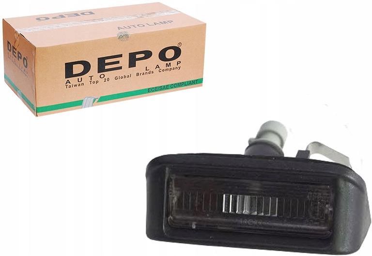 Lampka tablicy rejestracyjnej Depo Podświetlenie Tablicy Citroen Nemo 1