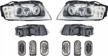 Hella Reflektor Lampa Audi A8 D3 05 10 Ksenon L Plus P