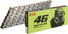 Łańcuch napędowy DID 520VR46/116 X-Ring otwarty z zakuwkąSilver & Gold
