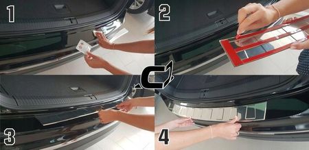 Croni Nakładka Na Zderzak Vw Golf Vii 12 Plus Hb 5D - zdjęcie 2
