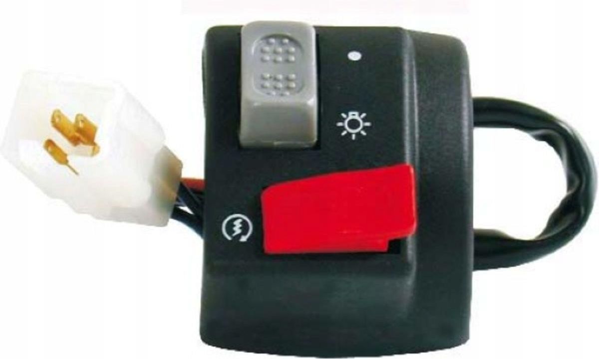 Commutateur Droit Moto/Scooter - Compatible MBK Booster, Yamaha BWS Et Modèles Similaires