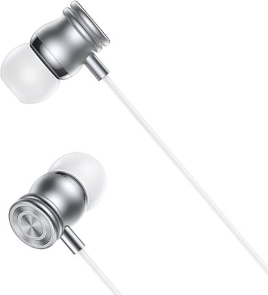 XO słuchawki przewodowe EP56 USB-C dokanałowe srebrne