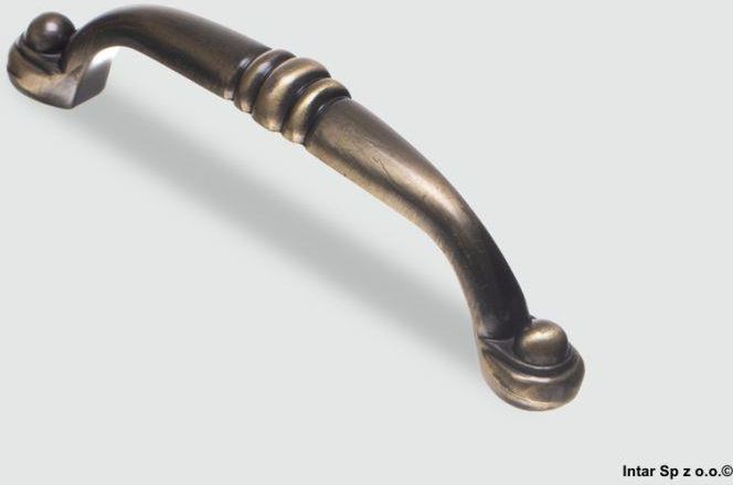 Uchwyt meblowy SS10-0096-AB-A, L-96 mm, Stare złoto, DC POLSKA - zdjęcie 2 Uchwyt meblowy SS10-0096-AB-A, L-96 mm, Stare złoto, DC POLSKA