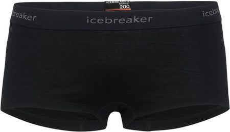 Icebreaker 200 Oasis Boy Spodnie Krótkie Kobiety Czarny