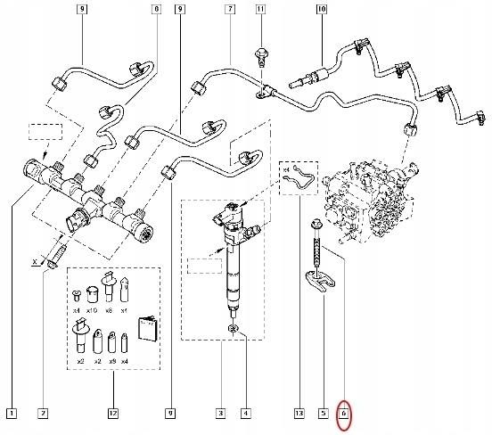 Kit Visserie Et Entretoises Injecteurs 2.2/2.5 DCi - Compatible Master, Movano, Trafic...