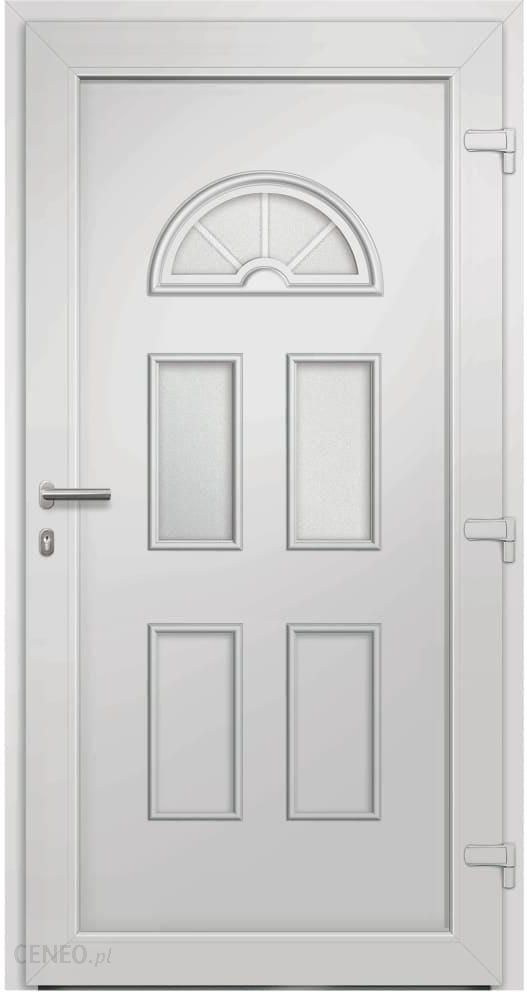 Vidaxl Drzwi Wejściowe Zewnętrzne Białe 98x208cm 279257