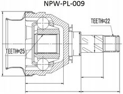 Nty Przegub Wew L P Opel Astra F G H Corsa C Vectra B Op713