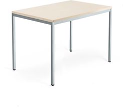Aj Produkty Biurko Modulus Rama 4 Nogi 1200X800 Mm Srebrny Brzoza