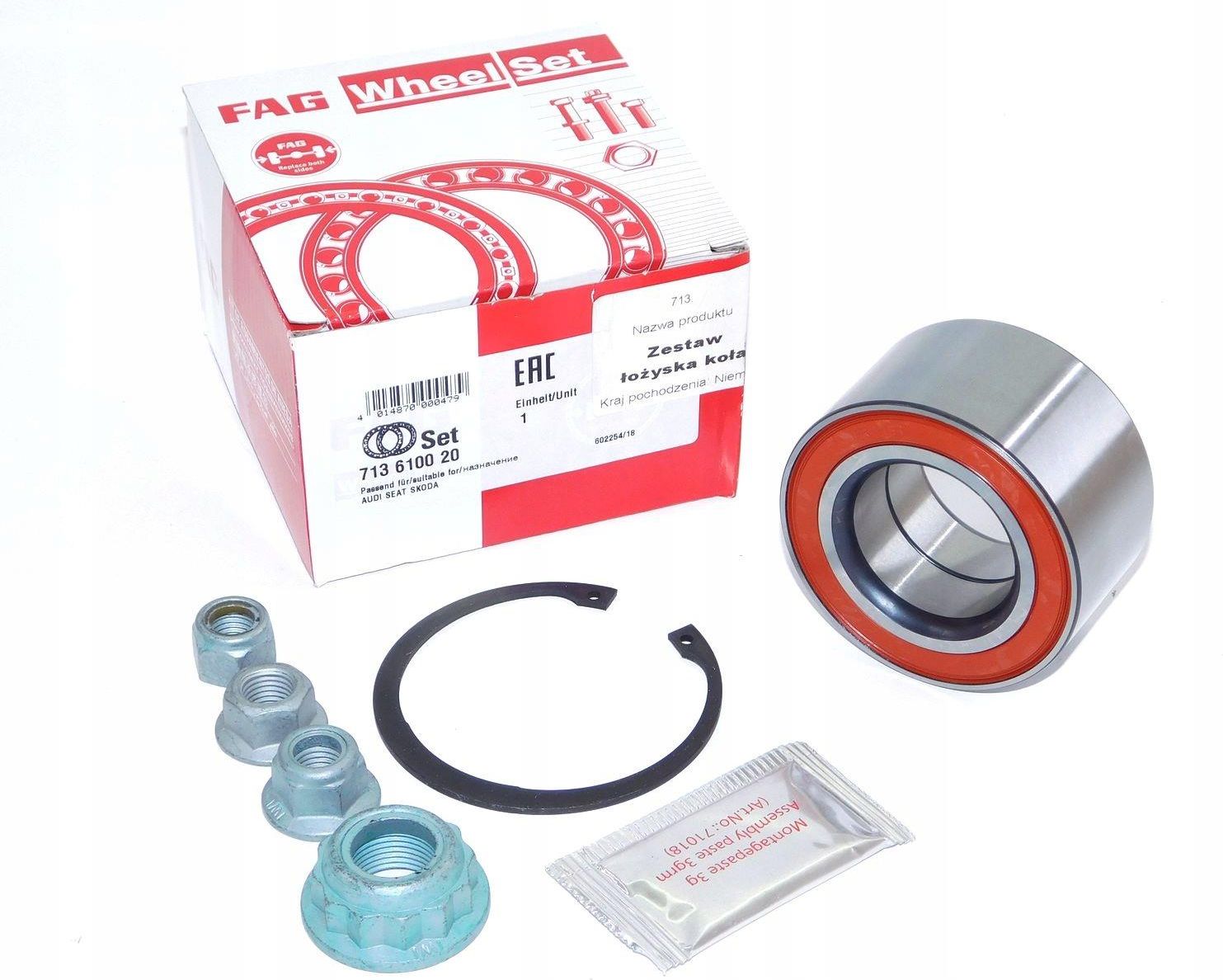 Fag Łożysko Koła Przód Golf Iv Bora Leon Octavia 1J0498625 - Opinie i ...