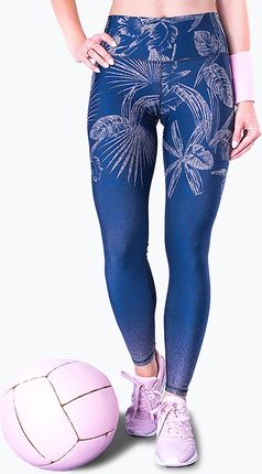 2Skin Legginsy Treningowe Damskie Ombre Jungle Navy Granatowe 2S 62159 5904181162173