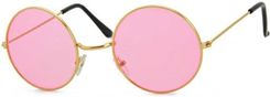 Różowe Okulary Przeciwsłoneczne Lenonki Std-44