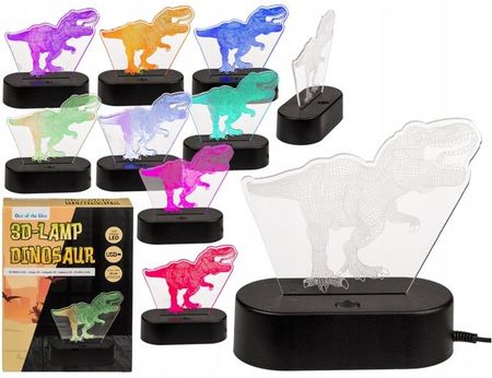 Toys4Boys Lampka Nocna Dinozaur Biurkowa T Rex
