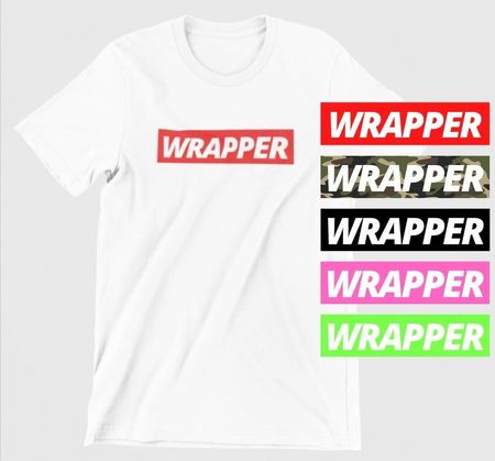 Koszulka T-shirt - WRAPPER | Biała