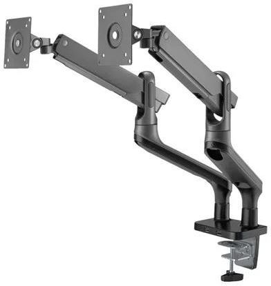 DIGITUS - mounting kit - for 2 monitors / curved monitors (adjustable dual arms)
