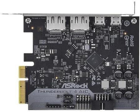ASRock Thunderbolt 4 AIC - Thunderbolt adapter - PCIe 3.0 x4 ASRock Thunderbolt 4 AIC - Thunderbolt adapter - PCIe 3.0 x4