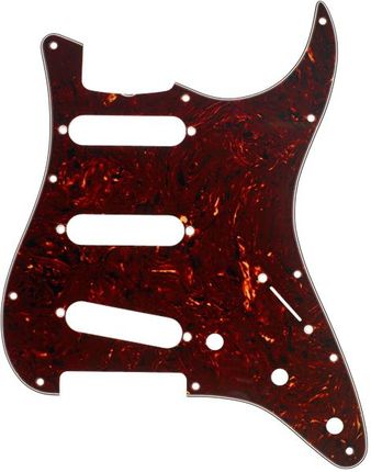 Fender Pickguard, Stratocaster S/S/S,  (with Truss Rod Notch), 11-Hole Vintage Mount, Tortoise Shell, 4-Ply