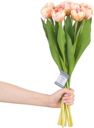 Sztuczny Tulipan Bukiet Pudrowy Róż Andrea 10 Szt. 130001958