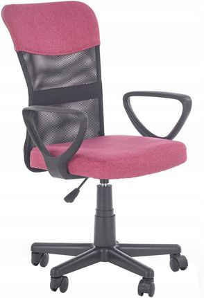 Halmar Fotel Biurowy Timmy Krzesło Obrotowe Róż