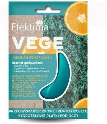Efektima S.C. Vege Hydrożelowe Płatki Pod Oczy Jarmuż & Pomarańcza