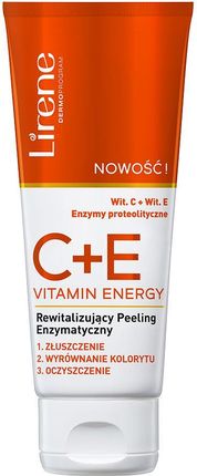 Lirene C+E Rewitalizujący Peeling Enzymatyczny Do Twarzy 75 ml