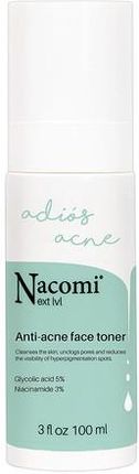 Nacomi Next Lvl Adios Acne Przeciwtrądzikowy Tonik Do Twarzy 100 Ml