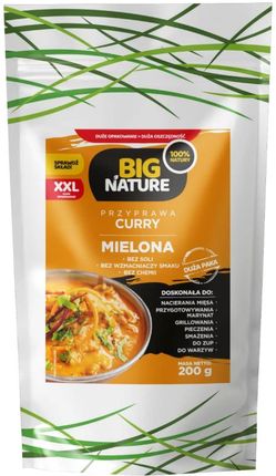 Big Nature Curry mielone bez soli i chemii 200 g