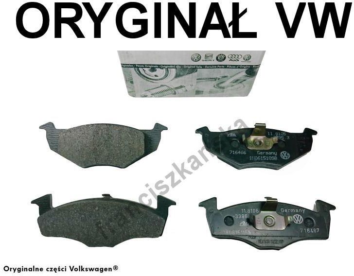 Klocki hamulcowe Volkswagen Oe Klocki Hamulcowe Przednie Vw Fox Lupo ...