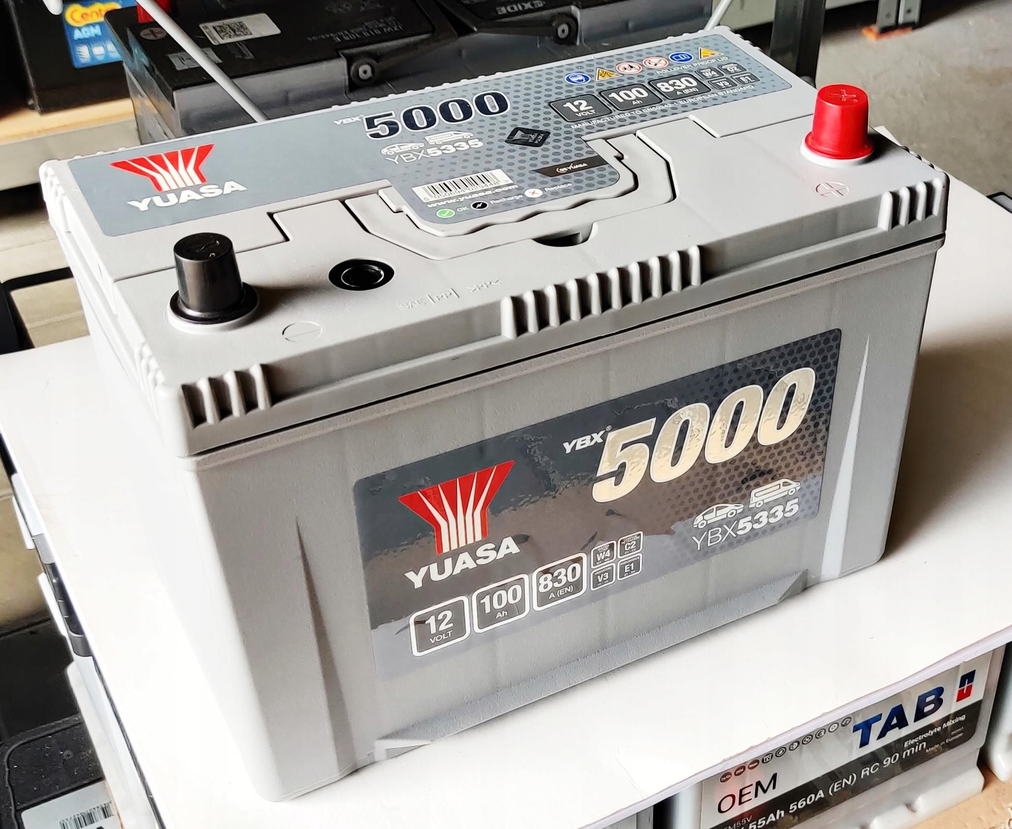 YUASA YBX3214 Batteria 540A, 60Ah, Con Maniglie, Con - Foto 7