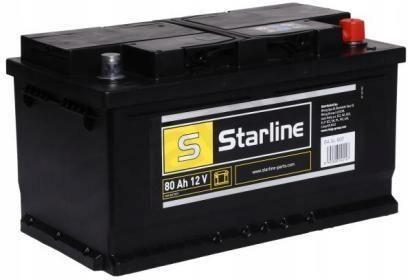 Starline Akumulator 12V 80Ah 740A 3 Lata Gwarancji S Ba Sl 80P