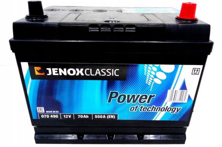 Jenox Akumulator Classic 70Ah 550A P Plus Jpn 70490