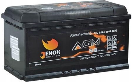 Jenox Akumulator Agm 12V 95Ah 850A R095636M
