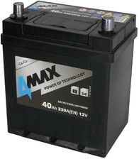 4Max Akumulator 12V 40Ah 330A P Plus Bat40 330R Jap 4Max