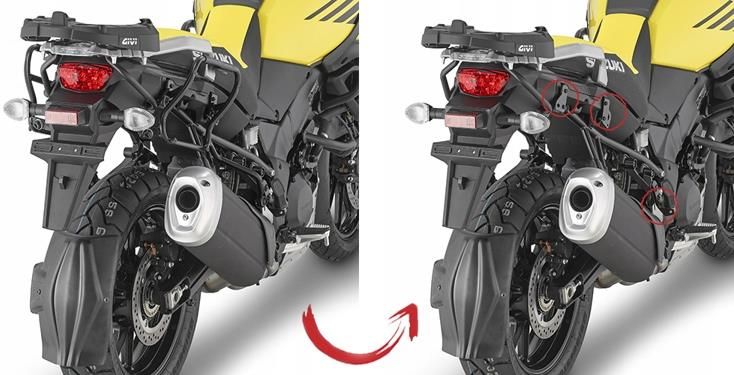 Akcesoria Motocyklowe Givi Plxr Stela Kufr W Suzuki Dl V Strom Opinie I Ceny Na Ceneo Pl