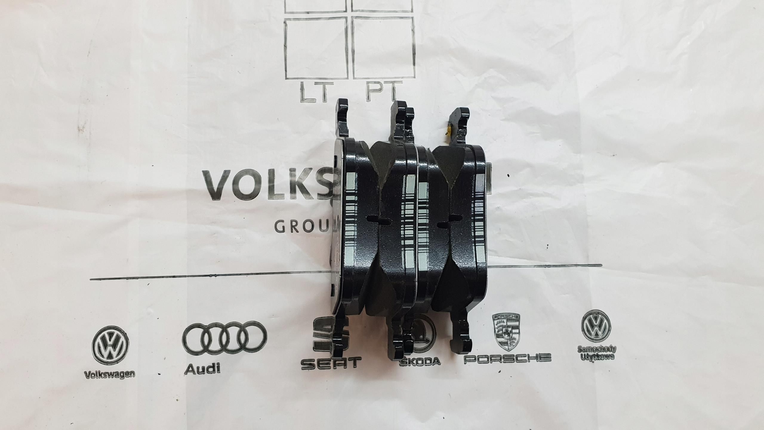 Klocki hamulcowe Volkswagen Oe Klocki 300Mm Vw Passat B8 Superb Iii ...