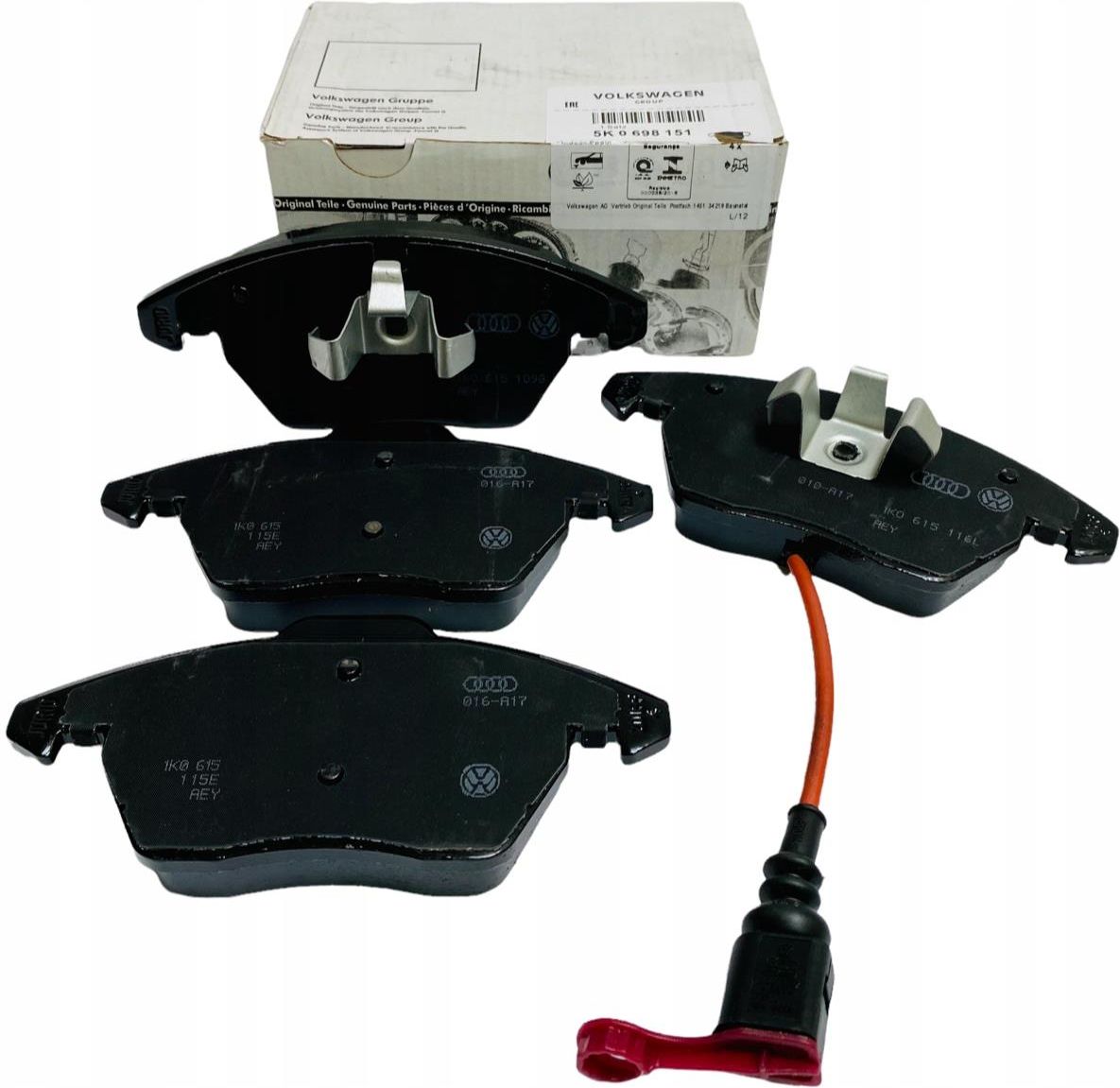Klocki hamulcowe Audi Oe Oryginał Klocki Hamulcowe Przód A1 A3 8P1 8Pa ...