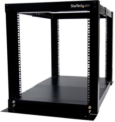 StarTech.com 12U Adjustable 4 Post Server Equipment Open Frame Rack (4POSTRACK12)