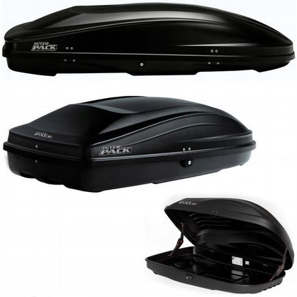 Inter Pack Box Dachowy Stella 370 Kevlar Czarny Ff Rp23
