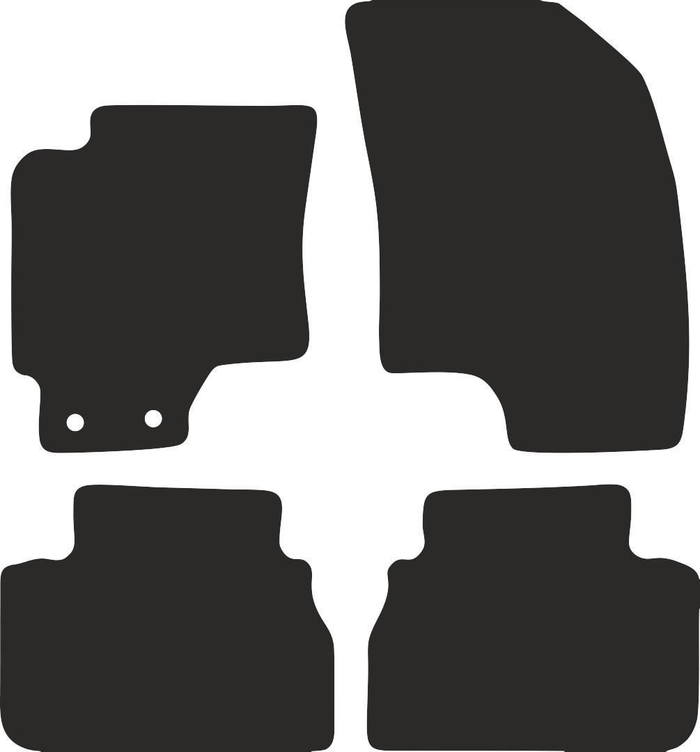 Tappetini anteriori per auto: Chevrolet Spark II M200 hatchback (2005-2009
