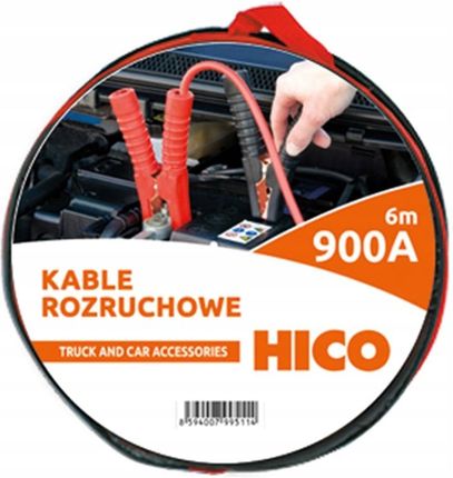 Hico Kable Przewody Rozruchowe 900A 6M