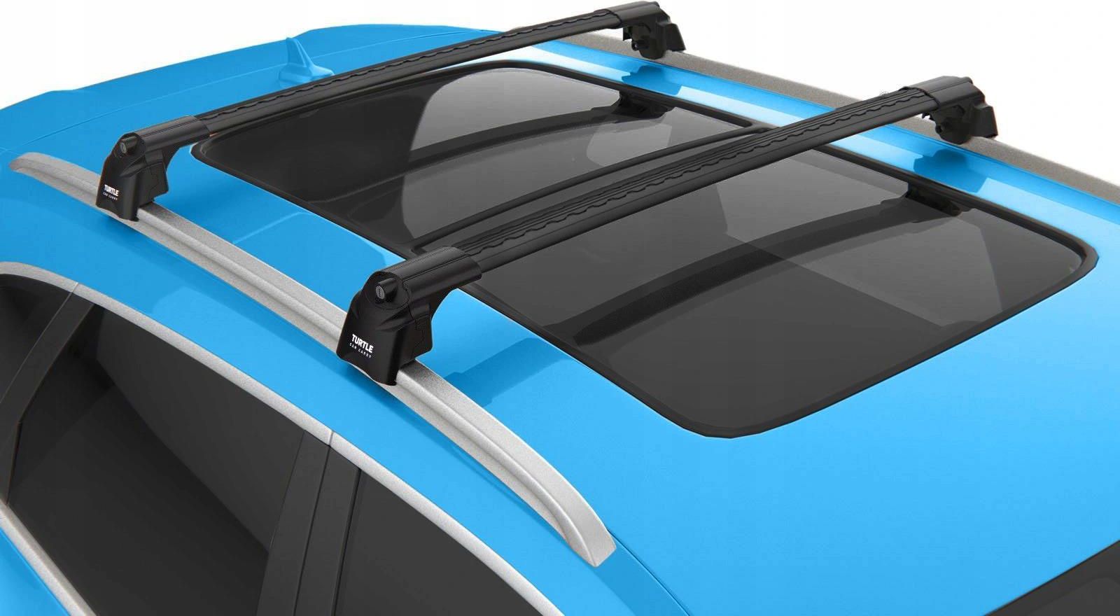 Compatible avec Renault Megane 4 (KFB) Grandtour 2016-2023 ACE-2 Barres de Toit Railing Porte-Bagages de Voiture (Gris) 2 Barres - Auto
